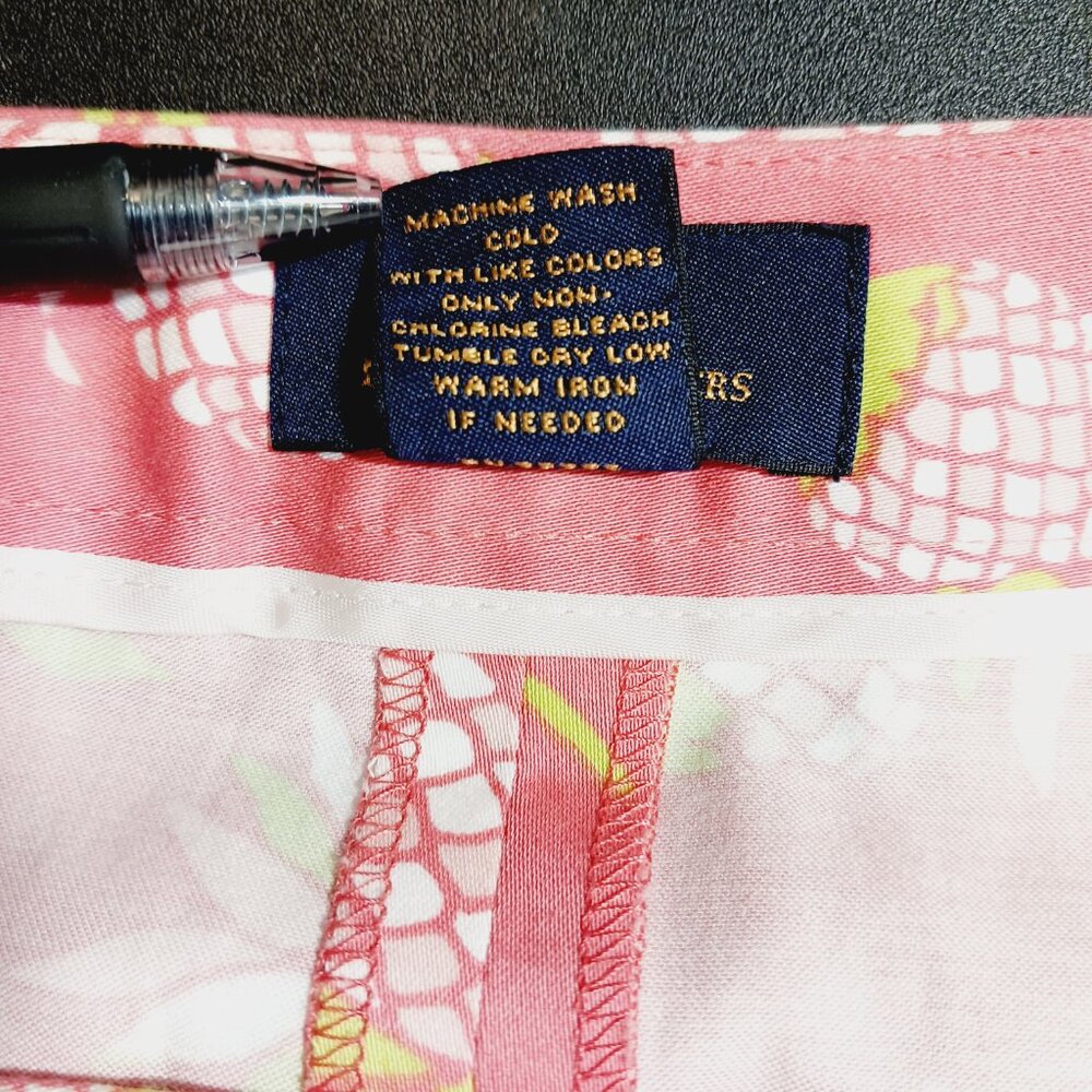 Brooks Brothers 346 Pink Pineapple Stretch Skirt, Size 8, Classic, Preppy, Golf - Picture 12 of 12